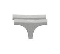 Marc O'Polo String 'Iconic Rib' gris / gris clair / blanc, Taille L