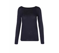 Marc OߴPolo Femmes t-Shirt à Manches Longues en Coton Biologique sous-vêtement, Bleu (Manic Midnight), XL
