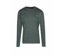 Marc O'Polo T-Shirt vert foncé / blanc, Taille L