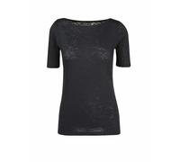 Marc OߴPolo Femmes t-Shirt en Coton Biologique à col Bateau, Bleu (Manic Midnight), M