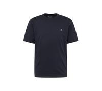 Marc O'Polo T-shirt homme en coton biologique, col rond, Bleu nuit, M