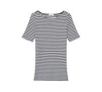 Marc O'Polo T-shirt bleu nuit / blanc, Taille S