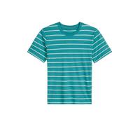 Marc O'Polo T-Shirt ' Mix N Match ' turquoise / blanc, Taille M