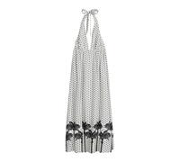 Marc O'Polo Vêtement de plage ' Abstract Floral ' noir / blanc cassé, Taille 40