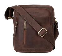 Marc Peter Jerome Sac en cuir pour homme - Parfait pour les voyages et le quotidien - Petit sac messager vintage pour iPad 9,7" - Sac bandoulière moderne pour homme en cuir véritable, vintage