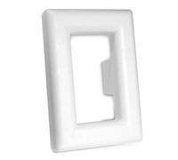 Marc polystyrène avec pied fixe, moulure de 4cm 13,5x21cm. 1u.