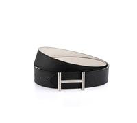 Marc Tchou Ceinture en cuir pour femme, Noir , 80 cm