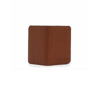 Marc Tchou Étui pour cartes de crédit et cartes de visite en cuir de qualité supérieure avec 6 compartiments pratiques - Élégant étui pour cartes en cuir robuste, marron, L10B7, Décontracté