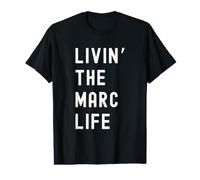 Marc Vivant la Vie de Marc Nom Amusant T-Shirt Graphique avec Valeur