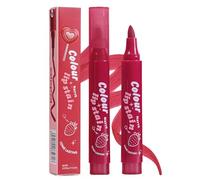 Marcador de labios - Liner de mancha mate | Lápiz labial tintado impermeable | Bolígrafo de color labio muy duradero altamente pigmentado | Accesorio de belleza con acabado vibrante para retoques