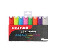 Uni - Chalkmarker Pc8k - Assorted Colors, 4 Pc
