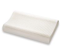Marcapiuma - Coussin à mémoire de forme modèle double vague avec taie 100% coton Oreiller à mémoire de forme orthopédique contre la douleur cou et cervicales dispositif médical amovible 19% des tasses
