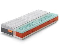 Marcapiuma - Matelas 1 Place et demie à mémoire de Forme + Latex Gel 120 x 195 cm, Hauteur 22 cm - Celebration - H3 Rigide - Dispositif médical déhoussable - 100% fabriqué en Italie