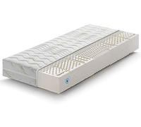 Marcapiuma - Matelas Latex 80x195 Haut 18 cm - SEVENLIFE 18 - Orthopédique 7 Zones H2 Moyen/Mou Revêtement Amovible Antiacarien Anallergique euroLATEX