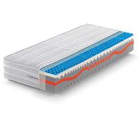 Marcapiuma - Matelas Mémoire de forme 120x195 haut 25 cm - SUNSHINE - H2 Moyen 9 Zones confort Orthopédique - DISPOSITIF MEDICAL - Housse SILVER amovible Antiacarien Anallergique Lavable Made in Italy