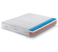 Marcapiuma - Matelas Mémoire de forme 160x195 haut 25 cm - SUNSHINE - H2 Moyen 9 Zones confort Orthopédique - DISPOSITIF MEDICAL - Housse SILVER amovible Antiacarien Anallergique Lavable Made in Italy