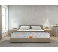 Marcapiuma - Matelas Mémoire de forme Soia Bio 165x200 haut 21 cm - RAINBOW PLUS - 5 zones confort H3 Ferme Housse SILVER amovible Antiacarien Anallergique