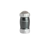 Marcato Distributeur en poudre gris. Épandez sucre à voile. Aluminium anodisé. 10 x 5 x 5 cm. Design élégant. Facile à utiliser