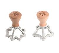 Marcato Kit pour biscuits SC-KIT02-CLS emporte-pièce étoile 65 mm & moule fleur 70 mm