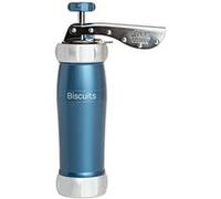 Marcato Machine à biscuits aluminium anodisé bleu différentes formes 25 x 10 x 5 cm Facile à utiliser