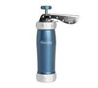 Marcato Machine à biscuits Biscuits en poudre bleue en aluminium anodisé, différentes formes. 25 x 10 x 5 cm. Facile à utiliser