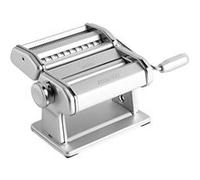 Marcato Machine à pâtes Atlas Ice - Rouleau manuel - Acier chromé et aluminium anodisé - Design élégant - 20 x 20 x 15 cm - Facile à utiliser