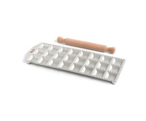 Marcato Marcato moule à raviolis carrés avec rouleau 24 pièces