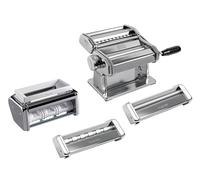 Marcato Multipaste Pasta Machines Set, Chrome Steel, Various Pasta Sizes, 20 x 20 x 15 cm, Easy to Use