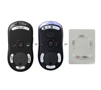 MARCBUSE 1 ensemble de patins de souris en verre pour souris sans fil X super légers et incurvés autocollants
