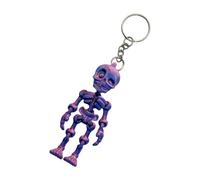 MARCBUSE Cadre moderne à clip permanent pour bâtiment fin, planificateur de code créatif, cadeau créatif pour adultes et jeunes porte-clés décomposable, Rouge/bleu, taille unique