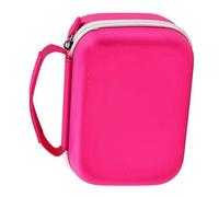 MARCBUSE Étui rigide pour appareil photo numérique - Petit support de voyage pour carte mémoire Seckton Deker - Adaptateur de charge étanche et résistant aux chocs, Rouge