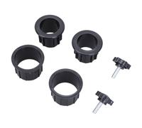 MARCBUSE Lot d'anneaux de trou pour parasol de table de patio - Capuchons pour trou de table de parasol d'extérieur - Pièce de rechange pour stabilisateur d'extérieur