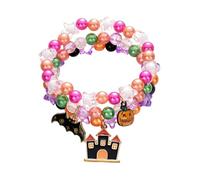 MARCBUSE Lot de 3 bracelets réglables en alliage avec breloques en forme de citrouille pour femme et enfant, taille unique, Comme décrit