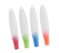 MARCBUSE Lot de 4 brosses à liquide en silicone multi-usages pour un contrôle précis de l'huile dans la cuisine et les grillades en silicone de qualité alimentaire