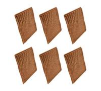 MARCBUSE Lot de 6 tapis de nidification à 24 cellules pour poulailler, arrière-cour, volaille, solution de ponte, tapis de nidification de poulet