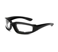 MARCBUSE Lunettes de cyclisme pour homme et femme - Lunettes de soleil transparentes avec rembourrage en mousse