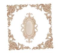 MARCBUSE Onlays sculptés en bois européen fabriqués à la main pour décoration de meubles sur portes, armoires, appliques en bois