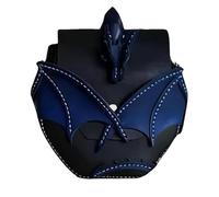 MARCBUSE Petit sac à bandoulière pour femme, sac à main Hobos avec sangles réglables, grand sac à bandoulière motif dragon, E