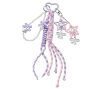 MARCBUSE Porte-clés en corde tressée - Décoration de sac à main - Porte-clés de voiture - Accessoire tendance - Breloque pour sac à main, D