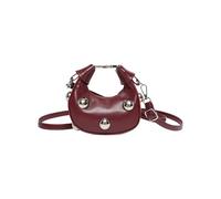 MARCBUSE Sac à bandoulière en cuir synthétique pour femme - Petit sac à bandoulière simple - Messagers rétro pour shopping, rendez-vous galant, sac à main tendance pour femme - Bandoulière rétro en