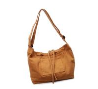 MARCBUSE Sac à bandoulière en toile pour femme - Grande capacité - Pour le shopping, l'école, le quotidien - Grande capacité - Bandoulière en toile, marron, One Size