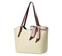 MARCBUSE Sac à bandoulière rétro tendance pour femme en cuir PU pratique grande capacité léger pour un usage quotidien Sac à main en cuir PU de luxe, beige, One Size