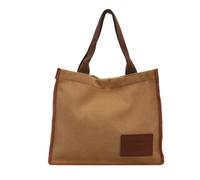 MARCBUSE Sac de travail élégant et léger pour ordinateur portable, sac à bandoulière pour étudiant, grande capacité, sac à main en toile avec poignée supérieure pour femme, kaki, One Size