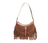 MARCBUSE Sacs Hobos à franges en faux daim sac à bandoulière glands sacs sous les bras hippie western cowgirl sacs à main épaule sac à main bandoulière glands sac à main fourre-tout femme à franges