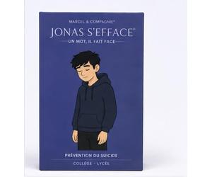 Marcel & Compagnie | Jonas S’efface® - Jeu éducatif de prévention du Suicide - Repérer Les Signes d’Alerte, libérer la Parole et Savoir Demander de l’Aide - Collège & Lycée - Dès 11 Ans