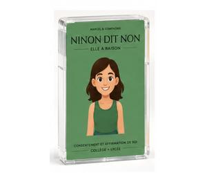 Marcel & Compagnie - Ninon Dit Non Secondaire® | Jeu éducatif pour parler de consentement et affirmation de soi | Collège & Lycée | Prévention et compétences psychosociales | Créé par des psychologues