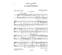 Marcel Dupre: 4 Motets Op.9, No.1: O Salutaris / Choral Score