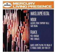 MARCEL DUPRE - WIDOR: SINFONIE 6: ALLEGRO/FRANCK: 3 CHORÄLE CD NEUF