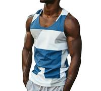 Marcel Homme Debardeur Homme Léger Et Respirant Marcel Extensible Maillot De Sport Confortable Vêtements De Bodybuilding Musculaire Singlet Plage Vacances Débardeurs