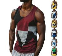Marcel Homme Debardeur Homme Léger Et Respirant Marcel Extensible Maillot De Sport Confortable Vêtements De Bodybuilding Musculaire Singlet Plage Vacances Débardeurs
